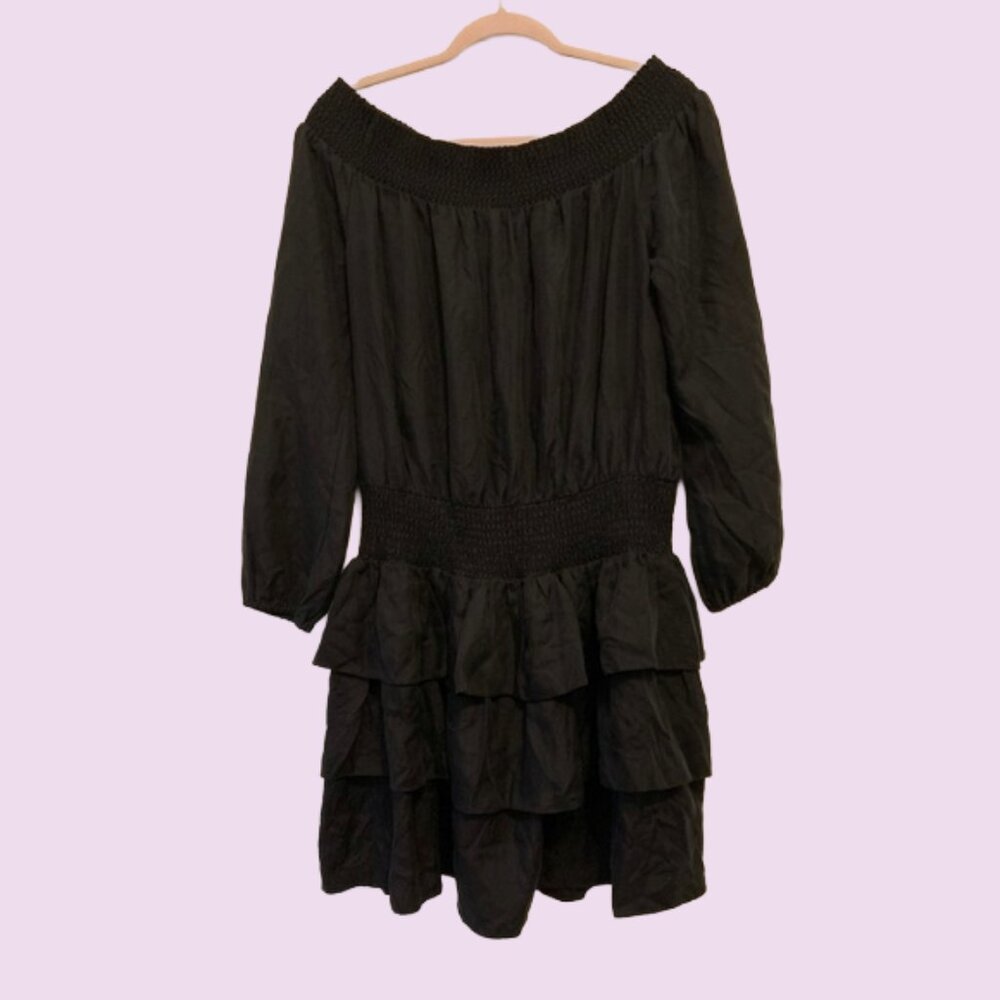Michael Kors Black Tiered Mini Dress - NWT